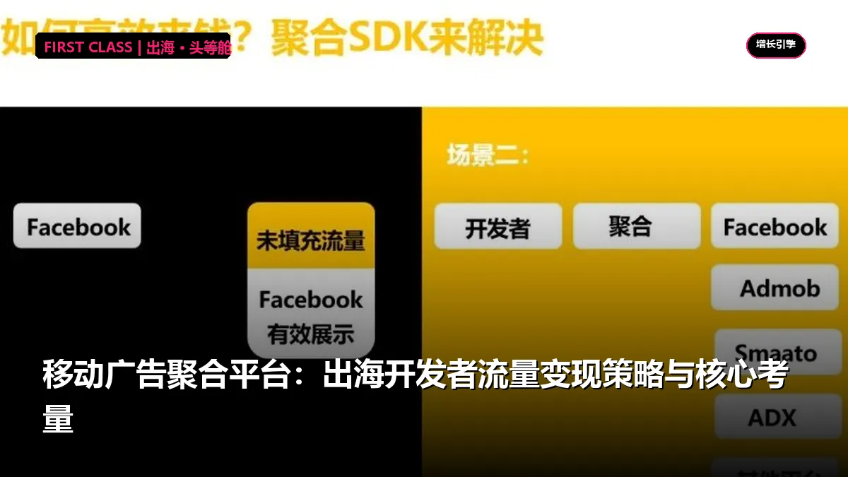 移动广告聚合平台：出海开发者流量变现策略与核心考量